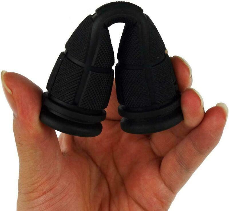 Zelerdo 2 Pairs Bike Handlebar Grips for Boys and Girls Kids Bikes, Black
