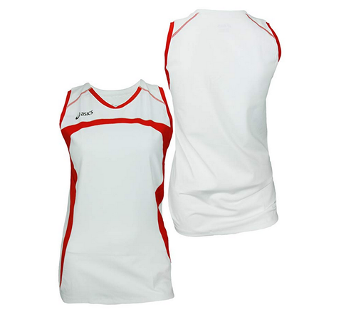 

Женское волейбольное джерси Asics Ace Athletic, белое/красное, Белый