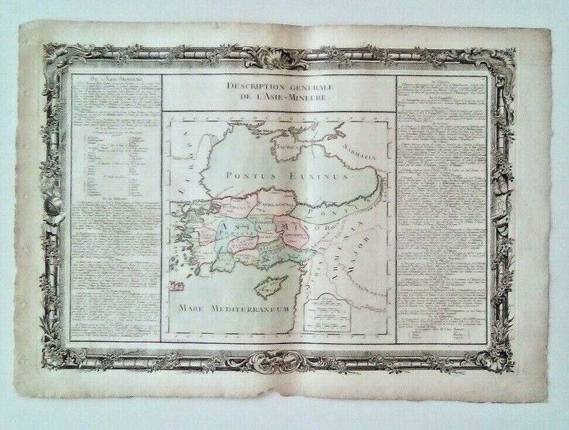 Carte GÃ©Ographique Ancienne Asie Turquie    Buy De Mornas    Desnos 1761