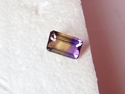 beautiful stunning  natural Ametrine  emerald cut 16 x 11 total carat 10.70