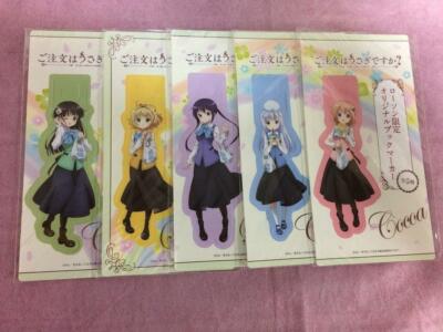 Is the order a Rabbit?? x Lowson Book Markers Complete Set 5pieces JAPAN 