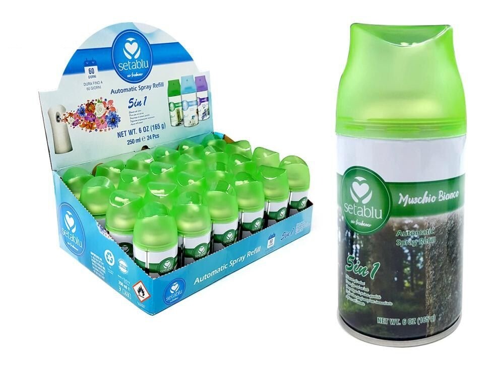 24 Pz Deodorante Spray Profumi Ambiente Muschio Bianco Per AIR WICK/Glade idea