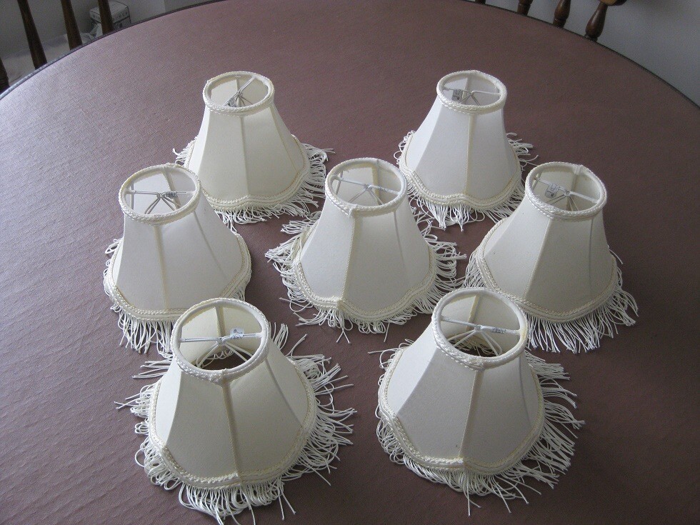 Cream Coloured Retro Lampshades For Ceiling And Wall Lights Bhs