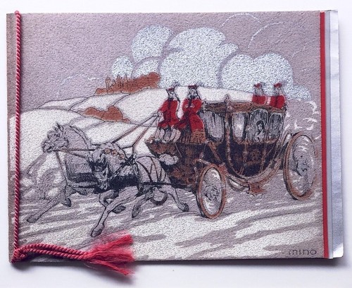 Ignacy Jan Paderewski Hand Signed Christmas Card 1933 With Orig Envelope