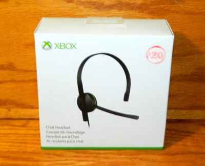 Microsoft S5V-00014 Black Headband Chat Headset for Xbox One Model 1564 New