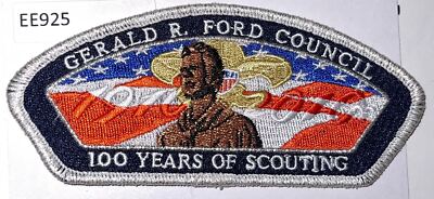 Boy Scout Gerald R. Ford Council 100 Years of Scouting CSP