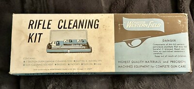 Vintage Wards Western Field 30 Caliber Cleaning Kit No 14412 Rare 30 Cal Fr Ship