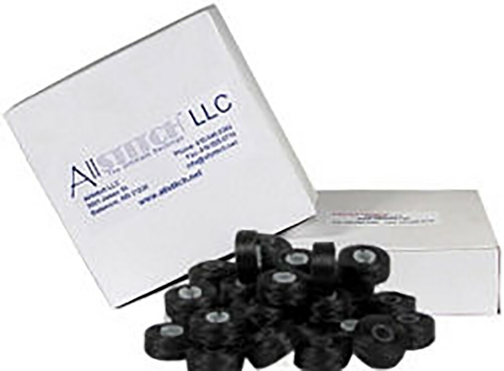 Prewound Bobbins Sideless Size L Polyester 144pcs (white or black) FREE SHIPPING