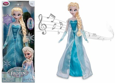 Disney Store Exclusive Singing Queen Elsa Doll Light Up 16