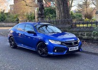 2019 68 HONDA CIVIC 1.0 VTEC TURBO SPORT LINE HATCHBACK 5DR PETROL CVT EURO 6 (S