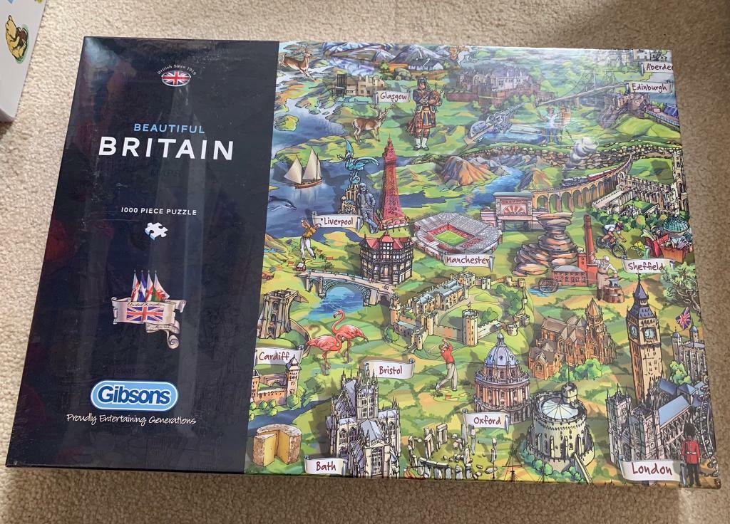 Beautiful Britain 1000 piece jigsaw puzzle in London Gumtree