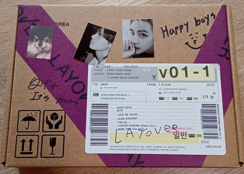 V (BTS) 1st Solo Album 