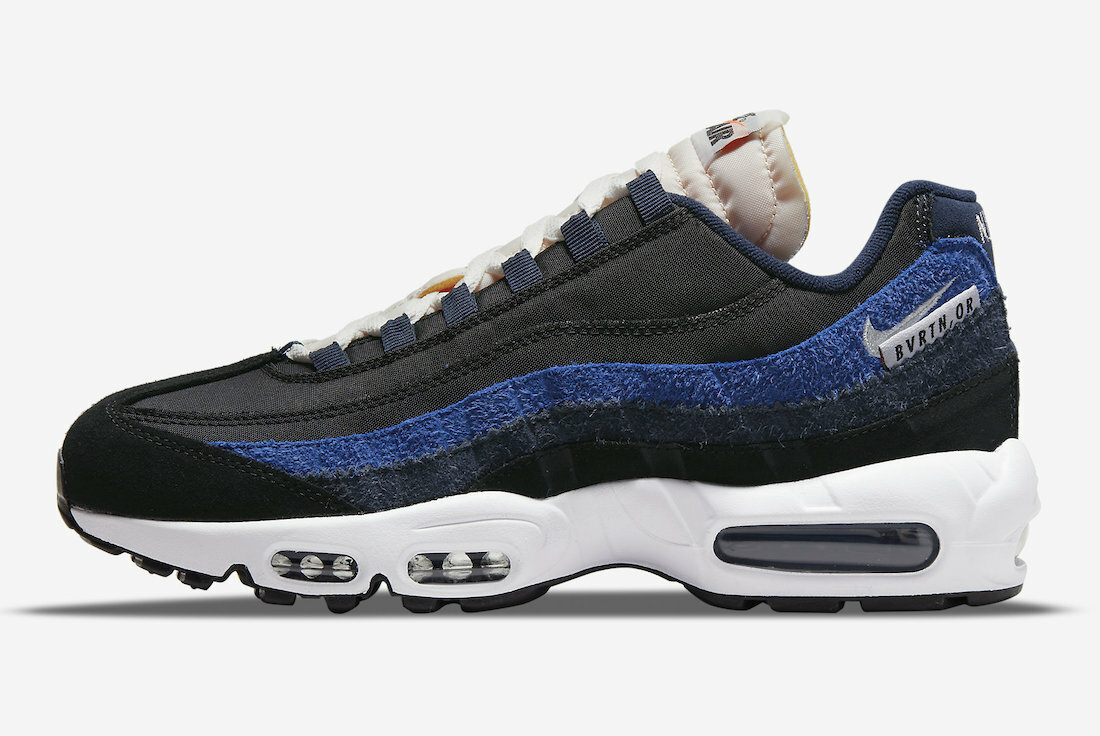 Мужские кроссовки Nike Air Max 95 SE Running Club Royal Blue Obsidian Black DH2718-001, размер 7,5