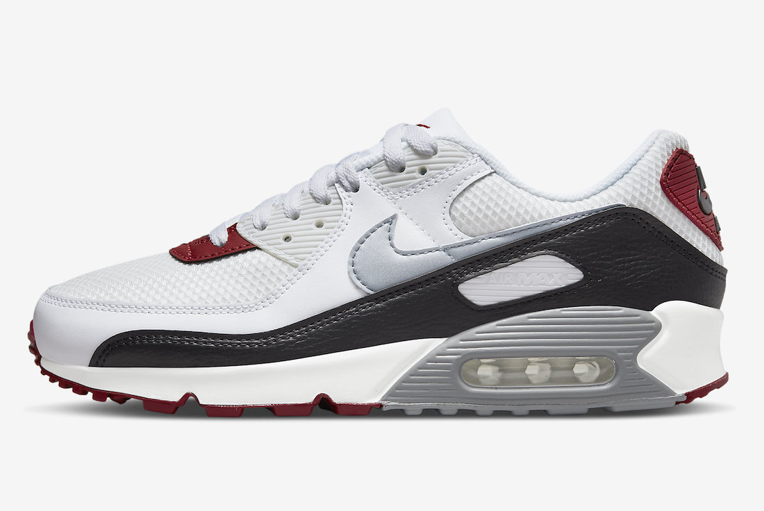 

Мужские кроссовки в стиле ретро Nike Air Max 90 White Photon Dust Varsity Red США DO8902-001 размер 12, Белый, Nike Air Max 90