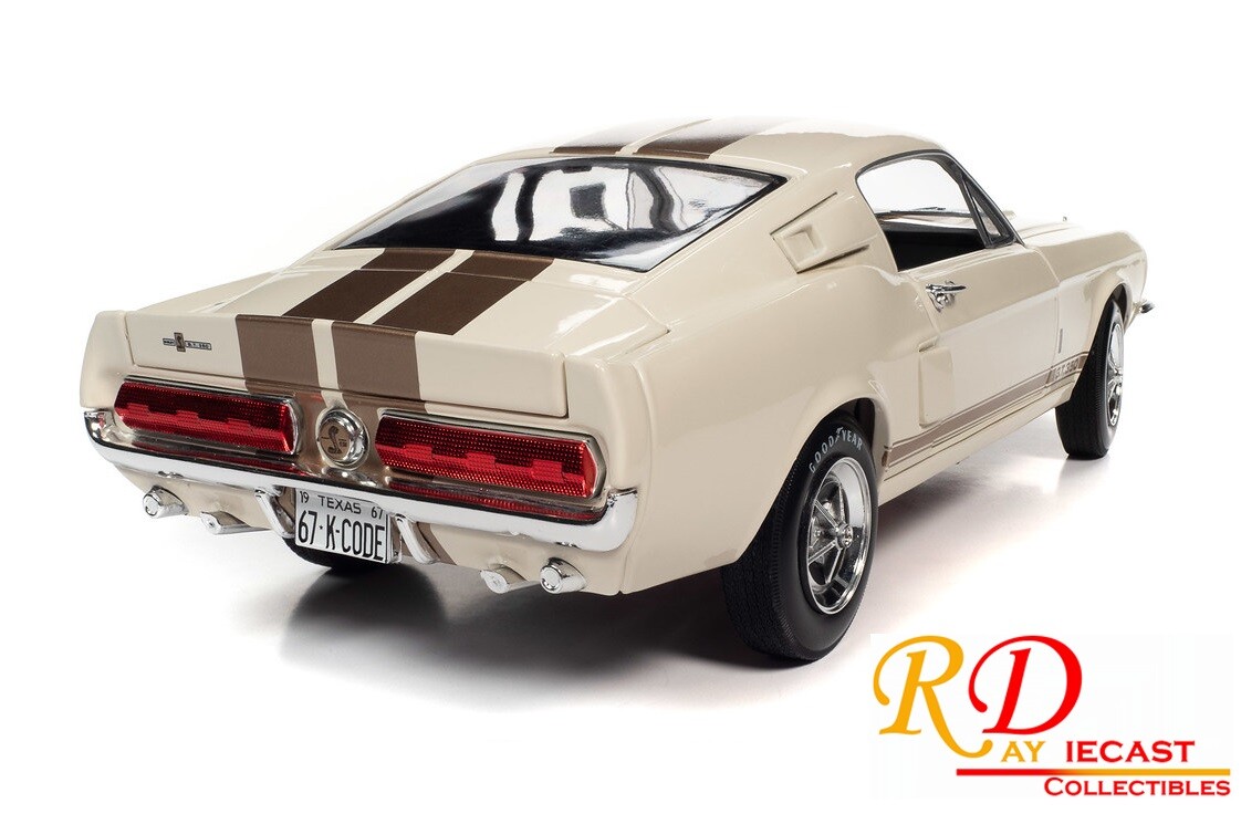 GREENLIGHT 1/18 SHELBY 1967 GT-500(ホワイト) GreenLight 1967 Shelby Mustang GT500 GL Muscle Series 4