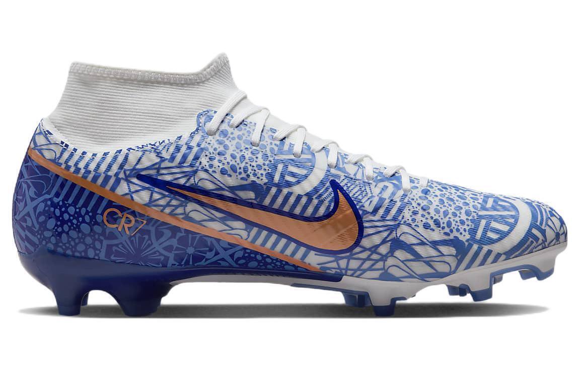 Pre-owned Nike Zoom Mercurial Superfly 9 Academy Cr7 Mg Azulejo - Dq5308-182 Men's Shoes In Blue