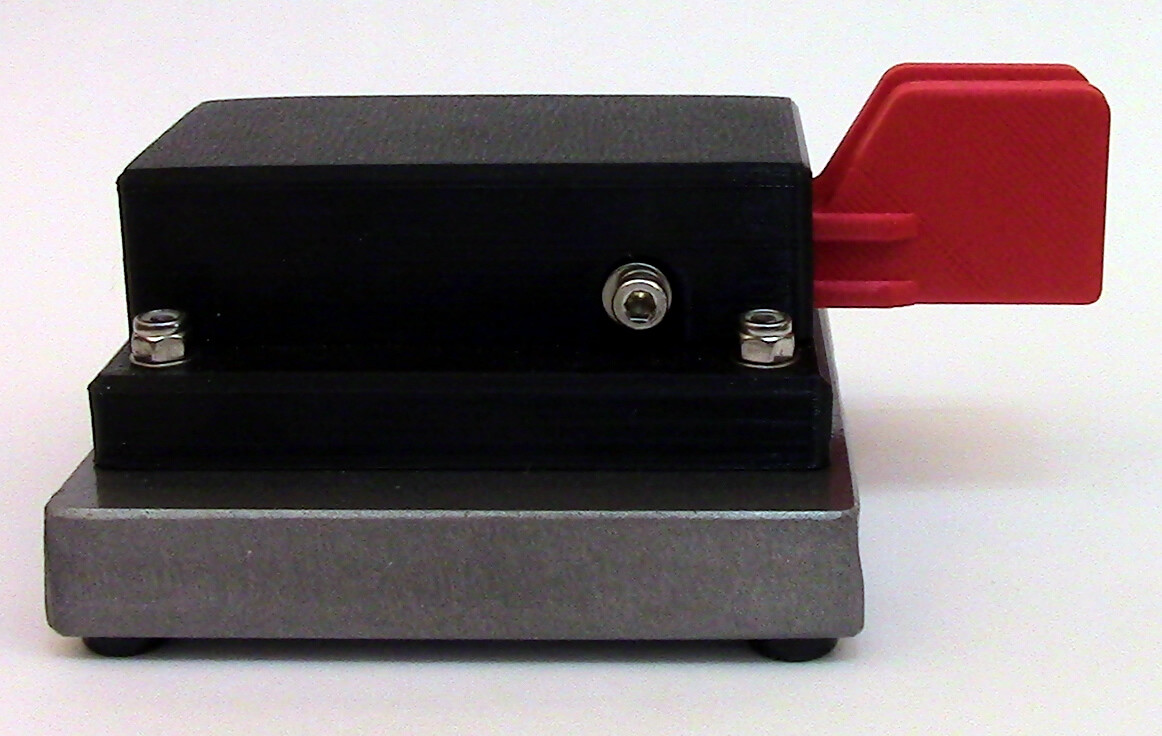 CW Morse Code Keys Iambic Double Paddle Morse Code Key With 1/2" Steel