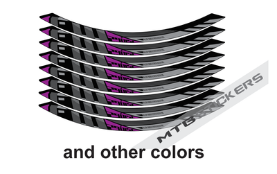 Wheel rim rims new custom decals giant mountain bike cycling mtb