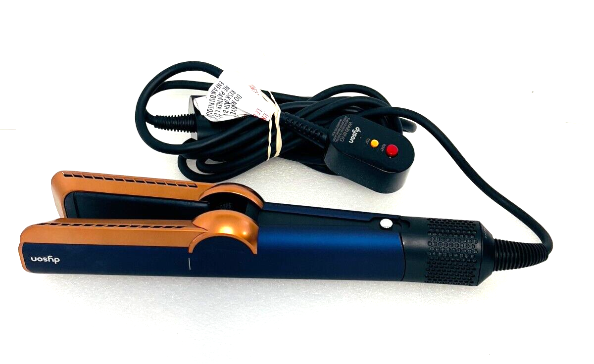 Genuine Dyson Airstrait Hair Straightener Prussian Blue/Copper, USED