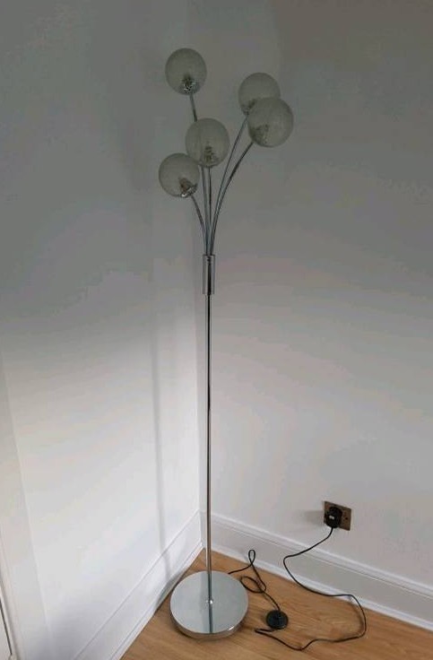 Crackled Glass Ball Floor Lamp In Edinburgh Gumtree