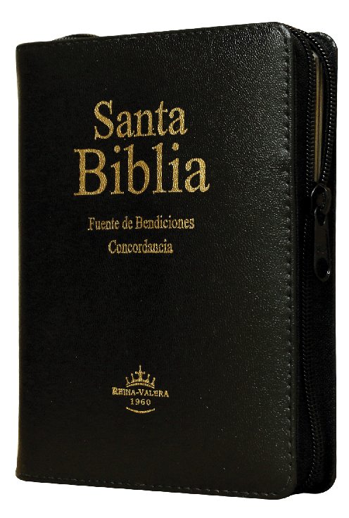 BIBLIA REINA VALERA 1960 FUENTE DE BENDICIONES CON CIERRE