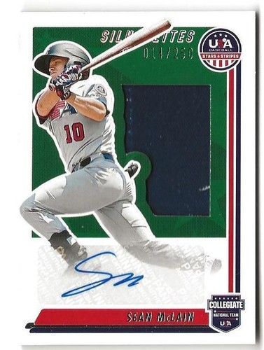 2022 Panini USA Baseball Stars & Stripes - Sean McLain #SIL-SM