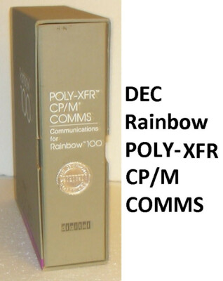 Vintage Digital Equipment Corp. DEC Rainbow Poly-Xfr Communication software 