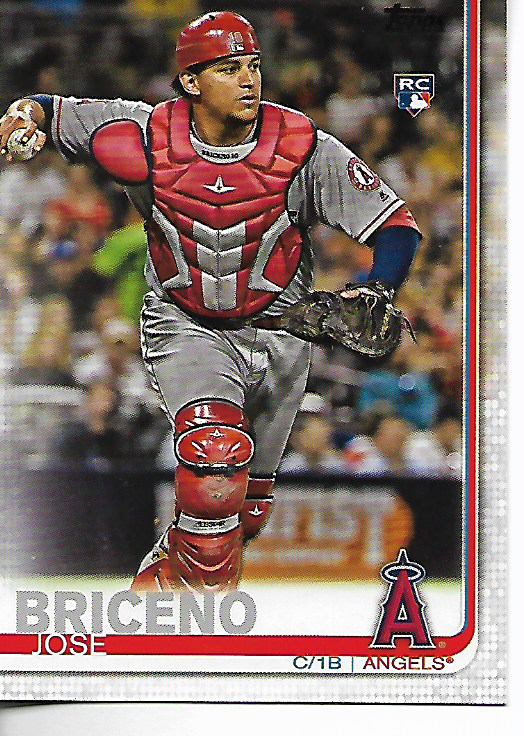 2019 Topps Series 2 Jose Briceno Rookie Card. rookie card picture