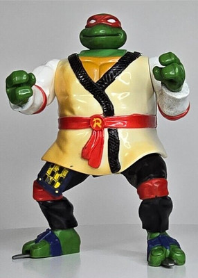 Vintage 1993 TMNT  Raphael Karate Samurai Action Night Ninja Raph Figure