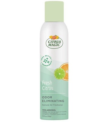 Citrus Magic Освежитель воздуха для устранения запаха Citrus Magic Свежий Цитрусовый спрей на 6 унций