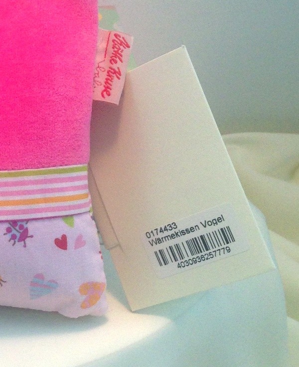 Kathe Kruse Baby Heating Pad Warming Pillow #0174433 Infant Gift or Baby Shower