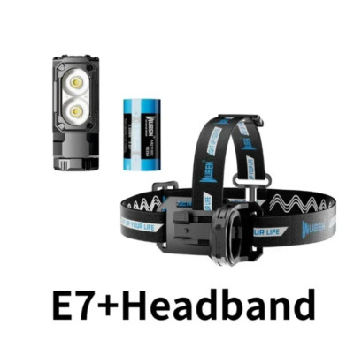WUBEN E7 Best Rechargeable Headlamp 1800 lumens Include One 26650 Battery