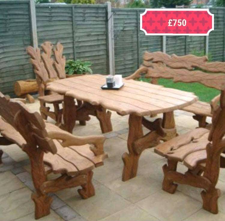 Oak garden furniture in Peterborough, Cambridgeshire Gumtree