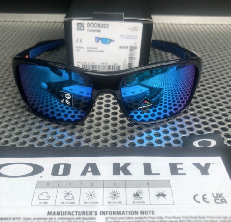 Oakley turbine shop sapphire iridium