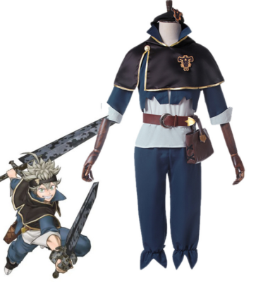 Black Clover Asta Cosplay Costume Outfits Halloween Uniform eBay