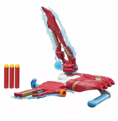 Marvel Avengers Endgame Nerf Iron Man Assembler Gear Build & Blast Toy 