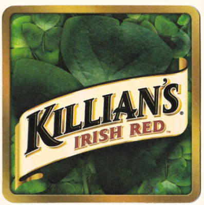 George Killian Official Beer Of St Patricks' Day Beer Coaster Golden CO (Coors)