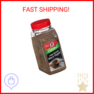 Organic Ground Black Pepper - 12 oz