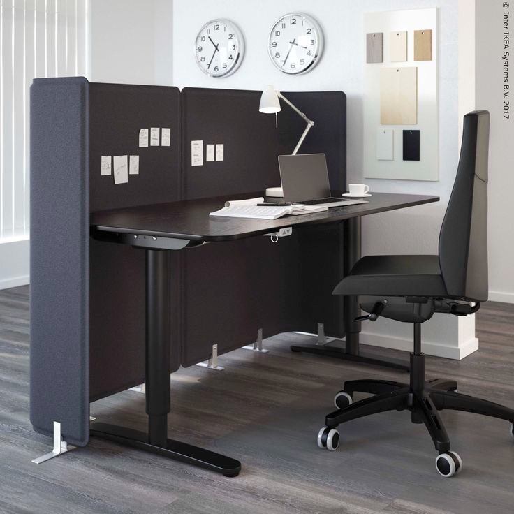 Bekant Acoustic Screen Dividers For Desk Office 120 Cm X 83 Cm By