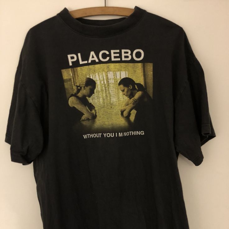 Album Placebo Band Black Cotton Size To 5XL Shirt Gift For