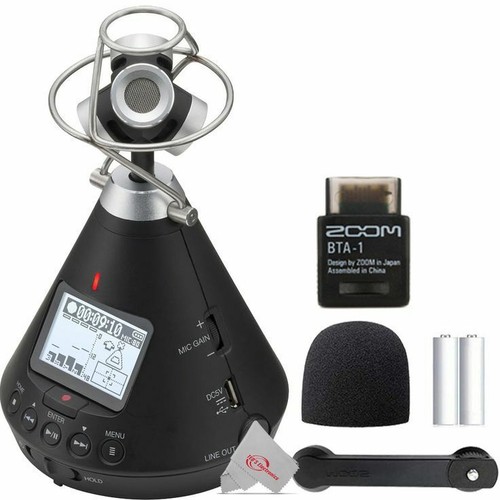中古】ZOOM HR-V3 アンビソニックマイク 360度 VR（360度の音声