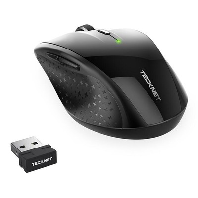 TECKNET Bluetooth Wireless Mouse - Black