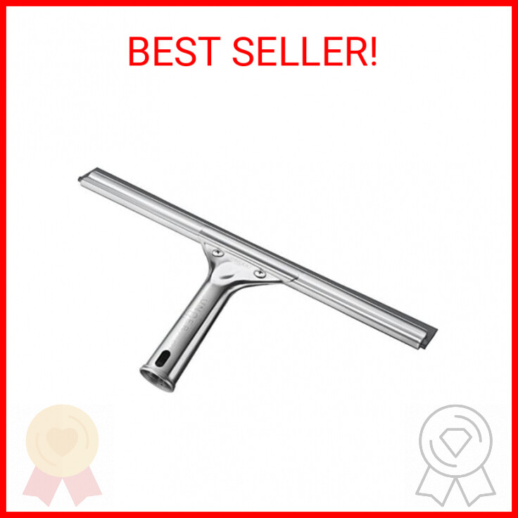 Unger Professional 12&rdquo; Stainless Steel Window & Glass Clea