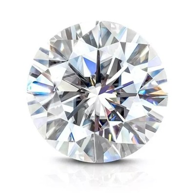1.08 Ct D Color VVS1 Clarity Diamond Certified Round Lab Grown CVD Diamond NJ4