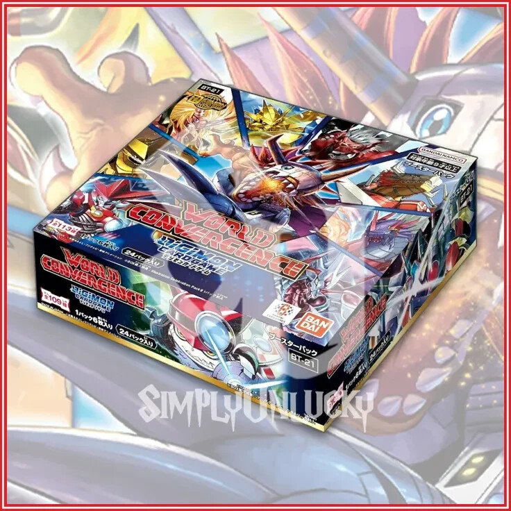 DIGIMON CARD GAME: WORLD CONVERGENCE BOOSTER BOX BT21 24