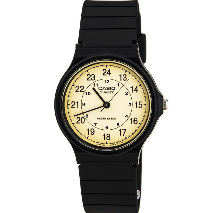 Casio MQ24-9B Men's Resin Band Casual Analog Watch Tan Dial | eBay