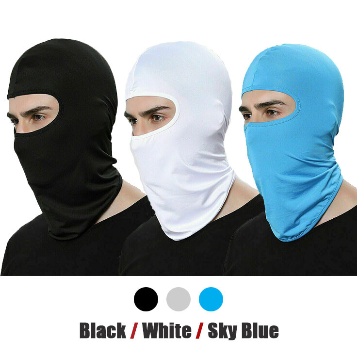 3 Pack Tactical Balaclava Thin Full Face Mask Lightweight Motorcycle Warmer Ski