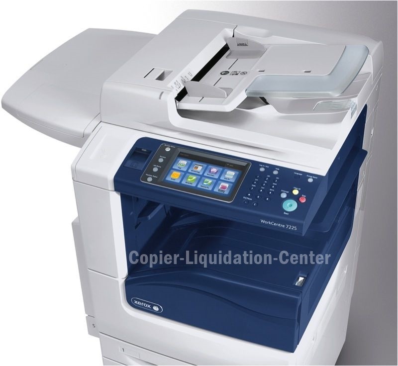 Xerox 7225 Color Copier, Printer, Fax, Scanner 25ppm - Low Meter .kd