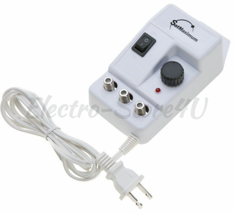 36dB HDTV Antenna Amplifier Signal Booster Channel Boost Range Extender Indoor