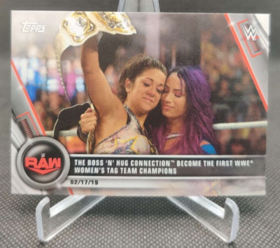 2020 Topps WWE Womens Division #11 Boss 'n' Hug the First WWE Tag Team Champs